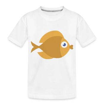 Meerestiere - Kinder Premium Bio T-Shirt - Weiß - Vorne