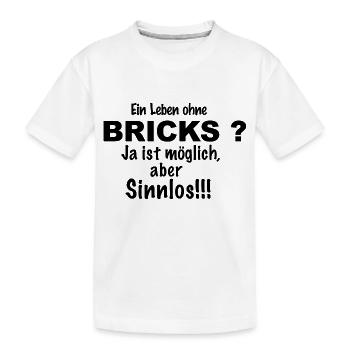 Sinnlos - Kinder Premium Bio T-Shirt - Weiß - Vorne