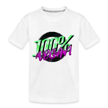 Bday Veggie Funny Dictons Veggie Funny Cadeau - T-shirt bio Premium Enfant - blanc - Devant