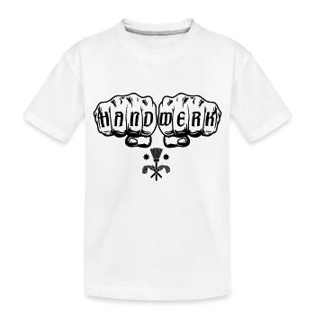 Handwerk Schornsteinfeger - Kinder Premium Bio T-Shirt - Weiß - Vorne