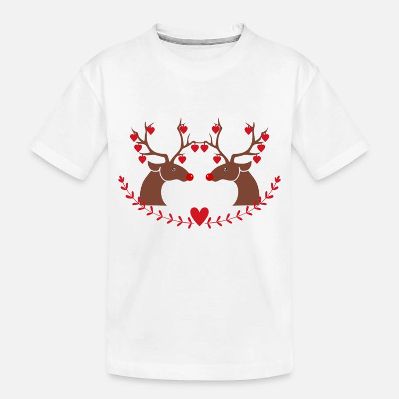 Joyeuses Fêtes - T-shirt bio Premium Enfant - blanc