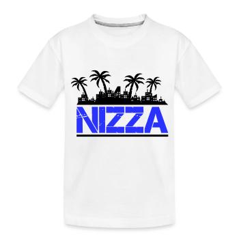 Nice - Kids' Premium Organic T-Shirt - white - Front