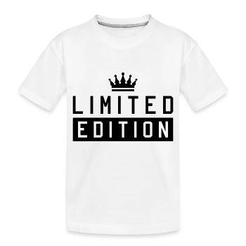 limited edition - Kinder Premium Bio T-Shirt - Weiß - Vorne