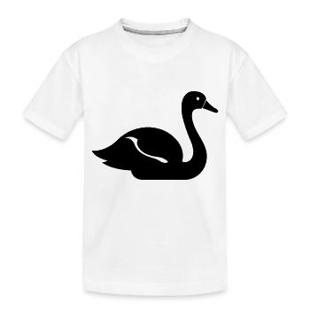 Cygne - T-shirt bio Premium Enfant - blanc - Devant