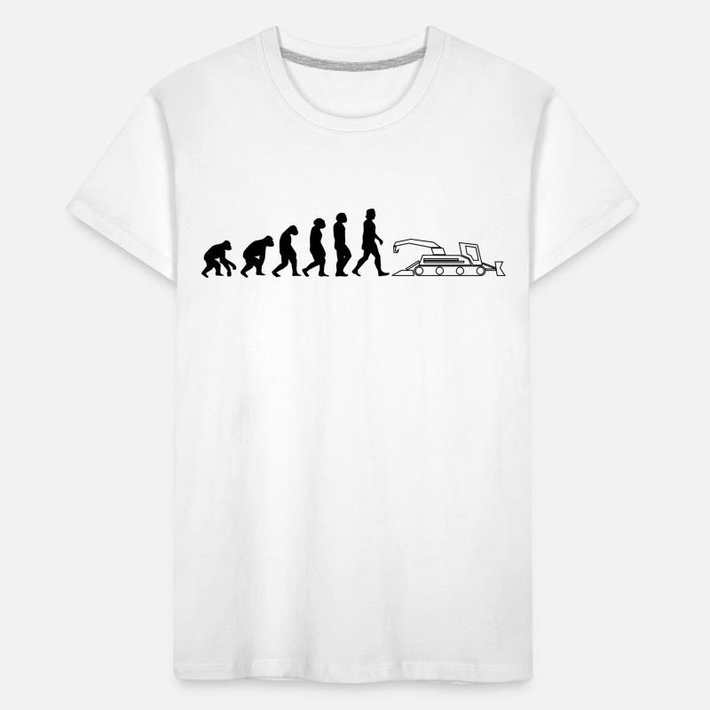 Grue dameuse noire Evolution dameuses T-shirt bio Premium Enfant