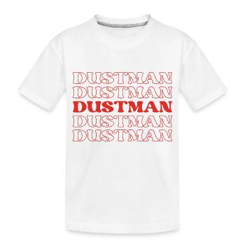 Dustman Collector Refuse Collector Trash - Kids' Premium Organic T-Shirt - white - Front