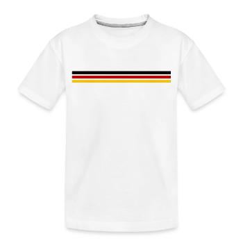 Deutschland Sport - Kinder Premium Bio T-Shirt - Weiß - Vorne