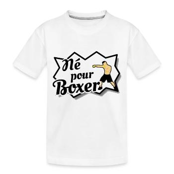 Boxe - T-shirt bio Premium Enfant - blanc - Devant