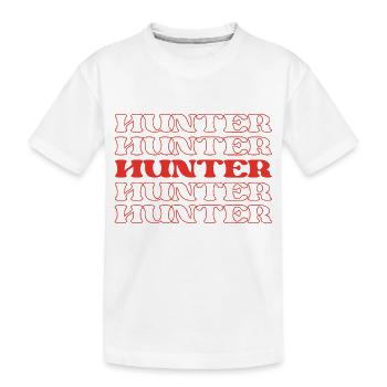 Hunter Gatherer Tracker Huntsman Game Catcher - Kids' Premium Organic T-Shirt - white - Front