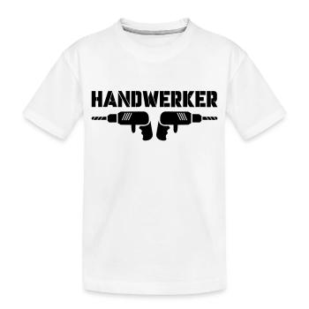 handwerker - Kinder Premium Bio T-Shirt - Weiß - Vorne