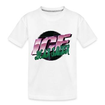 Soins Anniversaire Amazonie Livres et Console à café - T-shirt bio Premium Enfant - blanc - Devant