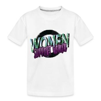 Calendrier de protestation d’une femme blackhistory - T-shirt bio Premium Enfant - blanc - Devant