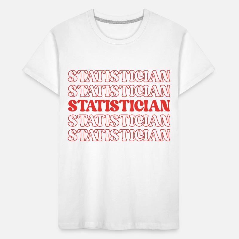 Statisticien Stat Expert Data Analyst Numbers (en anglais seulement) T-shirt bio Premium Enfant