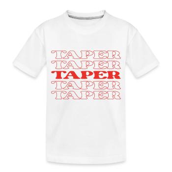 Cloison sèche conique Finisseur de cloisons sèches Plâtrier Gypse - T-shirt bio Premium Enfant - blanc - Devant