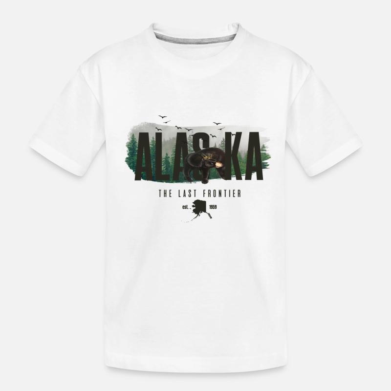 Alaska The Last Frontier - T-shirt bio Premium Enfant - blanc