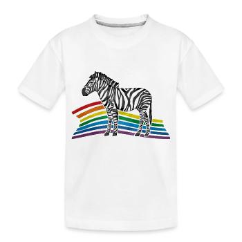 Zèbre - T-shirt bio Premium Enfant - blanc - Devant