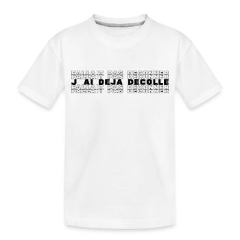 Mach keinen Quatsch, ich bin schon abgehauen - Kinder Premium Bio T-Shirt - Weiß - Vorne