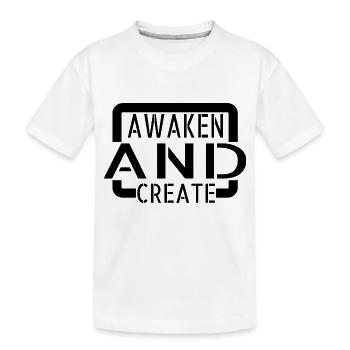 Découverte de soi amusante favorisant la créativité - T-shirt bio Premium Enfant - blanc - Devant