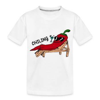 Funny Picture Funny Humor Gift Idea - Kids' Premium Organic T-Shirt - white - Front
