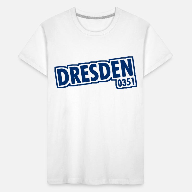 Dresden - 0351 - Area Code - Saxony Kids' Premium Organic T-Shirt