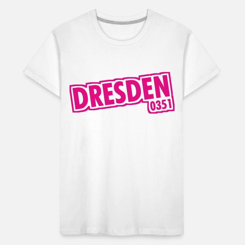 Dresden - 0351 - Area Code - Saxony Kids' Premium Organic T-Shirt