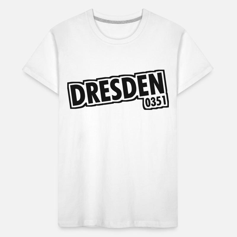 Dresden - 0351 - Area Code - Saxony Kids' Premium Organic T-Shirt