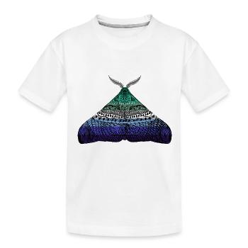 Gay pride Motte - Kinder Premium Bio T-Shirt - Weiß - Vorne