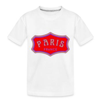Paris - T-shirt bio Premium Enfant - blanc - Devant