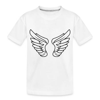 Ailes d'ange - T-shirt bio Premium Enfant - blanc - Devant