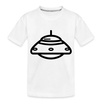 soucoupe volante - T-shirt bio Premium Enfant - blanc - Devant