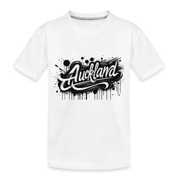 Auckland - New Zealand - Neuseeland Kiwi Aotearoa - Kids' Premium Organic T-Shirt - white - Front