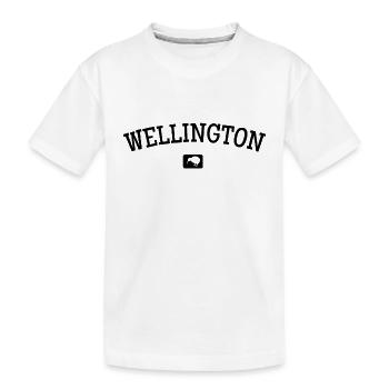 Wellington - Nouvelle-Zélande - Neuseeland Kiwi Maori - T-shirt bio Premium Enfant - blanc - Devant