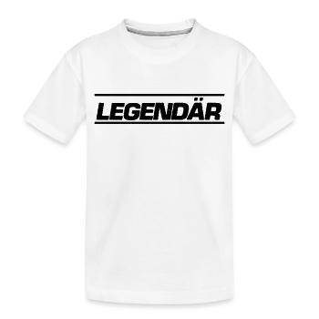 légendaire - T-shirt bio Premium Enfant - blanc - Devant