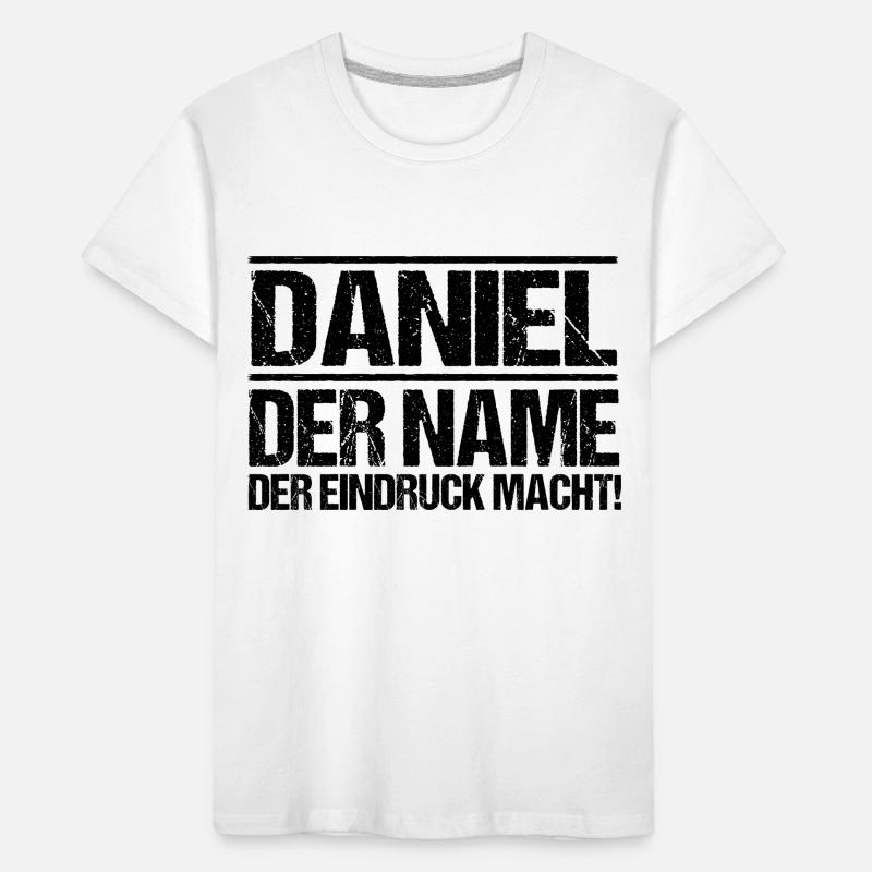 First name Daniel Kids' Premium Organic T-Shirt