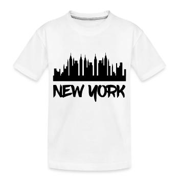 New York - T-shirt bio Premium Enfant - blanc - Devant