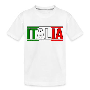 Italie Italien Italien Italie - T-shirt bio Premium Enfant - blanc - Devant