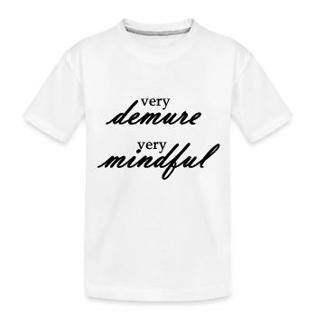 Très sage, très attentif - T-shirt bio Premium Enfant - blanc - Devant