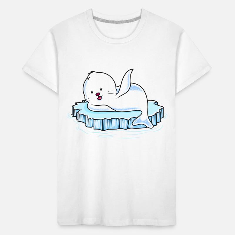 robbe eisscholle comic Kinder Premium Bio T-Shirt