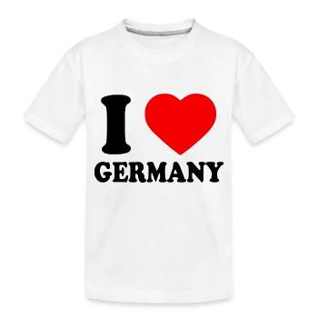 I love germany - T-shirt bio Premium Enfant - blanc - Devant