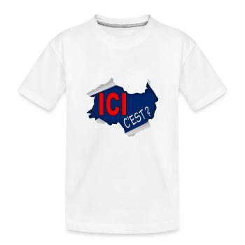 Ici c'est ? - T-shirt bio Premium Enfant - blanc - Devant