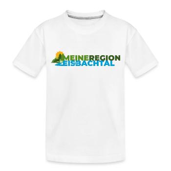 Meine Region Eisenbachtal - Kinder Premium Bio T-Shirt - Weiß - Vorne