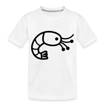 Crevette - T-shirt bio Premium Enfant - blanc - Devant