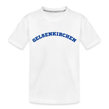 Gelsenkirchen - Kinder Premium Bio T-Shirt - Weiß - Vorne