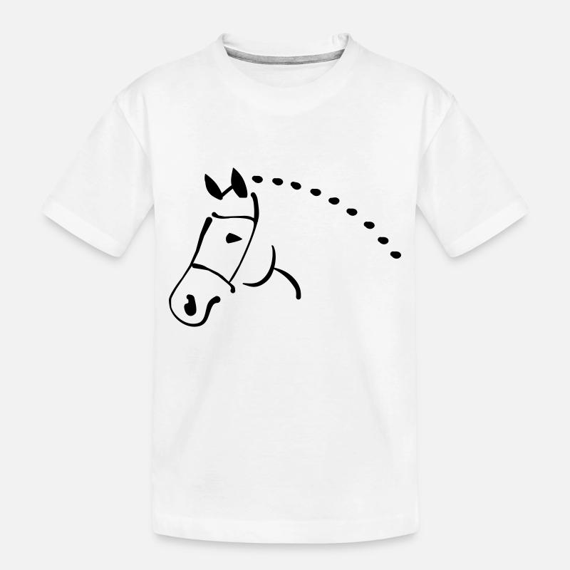 Cheval - T-shirt bio Premium Enfant - blanc
