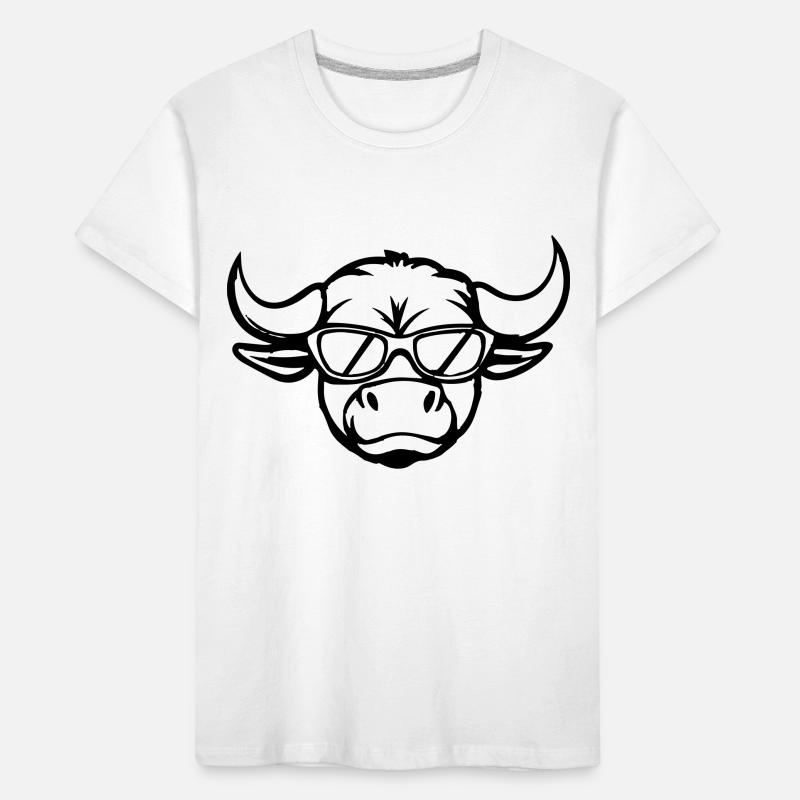 Taurus Comic Face Kids' Premium Organic T-Shirt