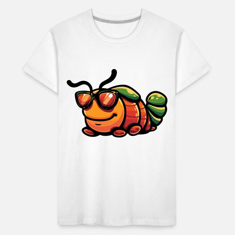 Worm Comic Cool Kids' Premium Organic T-Shirt