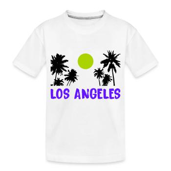 Los Angeles - T-shirt bio Premium Enfant - blanc - Devant