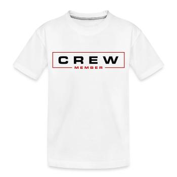 Membre d’équipage - T-shirt bio Premium Enfant - blanc - Devant