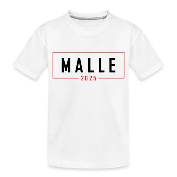 Malle 2025 - Kids' Premium Organic T-Shirt - white - Front