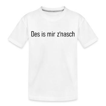 Humour bavarois - T-shirt bio Premium Enfant - blanc - Devant